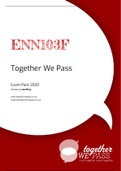ENN103F Exam Pack 2020