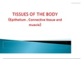 Tissues of the body (Fundamental-Anatomy)
