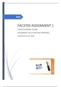FAC3703 ASSIGNMENT 1