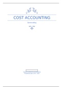 Samenvatting cost accounting InHolland  formuleblad! Alle BAES leerdoelen.