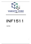 INF1511 STUDY NOTES