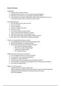 Legal Environment of Business LE 263 Exam 2 Notes- Dispute Resolution, Criminal Law, and Court Systems