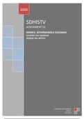 SDHISTV ASSIGNMENT 02 2020