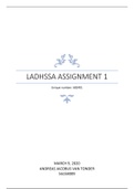 Marked assignment 1 LADHSSA 2020