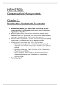 HRM3705 Compensation management summary