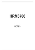 HRM3706 Summarised Study Notes