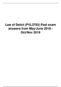 Law-of-delict-pvl3703 / PVL 3703 Past-exam-answers-from-may june-2018-oct nov-2019