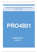 PRO4801 EXAM PACK 2021