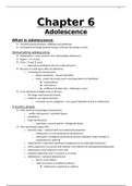 Chapter 6 - Adolescence 