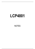 LCP4801 Summarised Study Notes