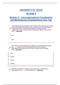 SEJPME II Module 11 Exam (New, 2020): Texas University ( Correct Q & A) (SATISFACTION GUARANTEED, Check Graded & Verified)