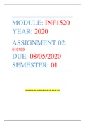  INF1520 - Assignment 02 - 610109