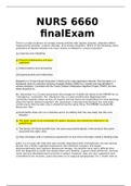 NURS 6660 final Exam 