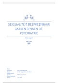 Afstudeerproject Bespreekbaar maken seksualiteit psychiatrie