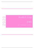 Audit 288/388 - 1st and 2nd term notes