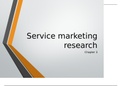 Service marketing research 