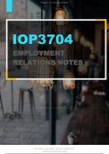 IOP3704 Exam Notes (Past Q&A) Updated and Assignment (90%)