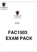 FAC1503 EXAM PACK QUESTION AND ANSWERS & 2020 NOTES