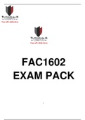 FAC1602 EXAM PACK QUESTION AND ANSWERS & 2020 NOTES