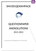 SMI181Q EXAM PACK QUESTION AND ANSWERS & 2020 NOTES