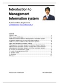 Introduction to Management Information system