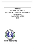 EMM2602 EXAM PACK ANSWERS (2019 - 2014) AND 2020 BRIEF NOTES