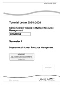HRM3704 ASSIGNMENT 2 ANSWERS 2020