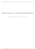 eda201w-exam-prep-m-summary-classroom-management