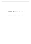 ECS2602 - Macroeconomics summaries-and-notes