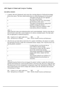 NU 216 ADULT HEALTH  QUESTION AND ANSWERS BEST STUDY GUIDES TIPS  FOR FINAL EXAM