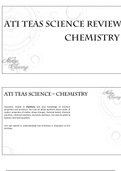 BIOSC 047 ATI TEAS SCIENCE REVIEW- CHEMISTRY