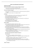 History A Level Active Recall Questions - Elizabethan England - Elizabeth I and Religion 