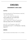 CHE1501 assignment 2 semester 2 2020