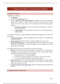 Summary for the section on Nature of Contracts