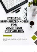PYC3703 EXAM PREP NOTES 2020