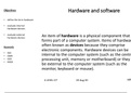 CHAPTER 2: HARDWARE AND SOFTWARE (A level IT 9626)
