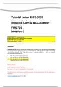 FIN3702 Assignment 01 Semester 2 2020 