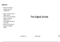 CHAPTER 5: THE DIGITAL DIVIDE (A level IT 9626)