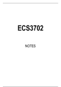 ECS3702 STUDY NOTES