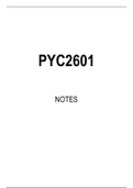 PYC2601 Summarised Study Notes