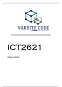 ICT2621 EXAM PACK 2020
