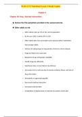 NUR 1172 Nutrition Exam 3 Study Guide / NUR1172 Nutrition Exam 3 Study Guide(LATEST, 2020): Nutritional Principles in Nursing: Rasmussen College(Updated Guide, Download to Score A)