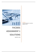 FAC2601 ASSIGNMENT 1 SOLUTIONS SEMESTER 2 2020