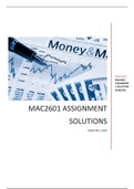 MAC2601 ASSIGNMENT 1 SOLUTIONS SEMESTER 2 2020