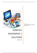 MNB1501 ASSIGNMENT 1 SOLUTIONS SEMESTER 2 2020