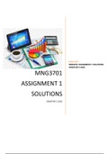 MNG3701ASSIGNMENT 1 SOLUTIONS SEMESTER 2 2020