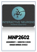 MNP2602 Assignment 1 (614452) - Semeseter 2 (2020)
