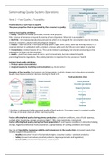 Samenvatting Quality Systems Operations FQD-20804