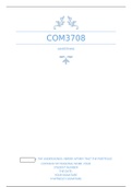 COM 3708 PORTFOLIO SECOND SEMESTER 2020
