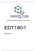 EDT1601 EXAM PACK 2020